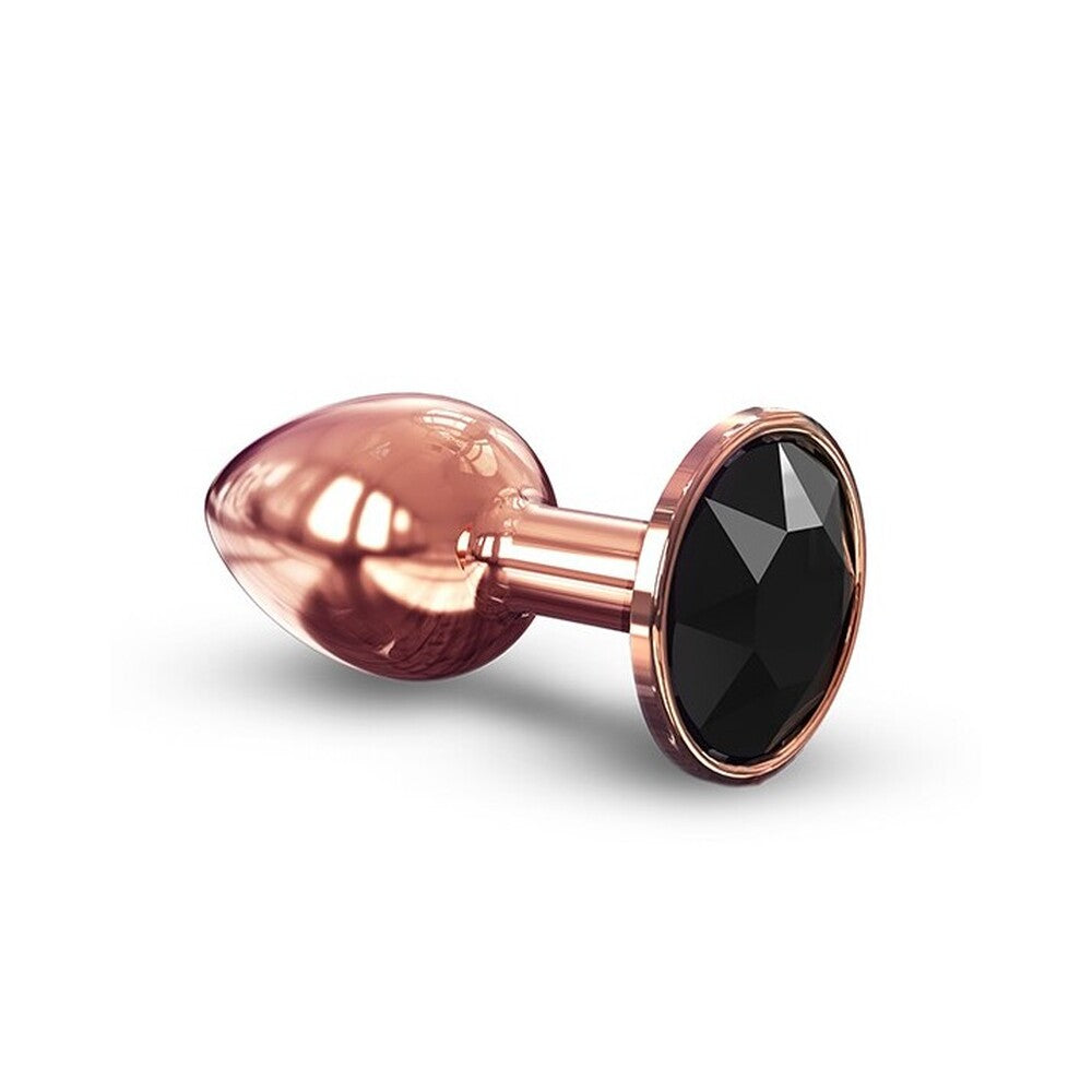 Plug anal en diamant Dorcel en or rose, petit modèle