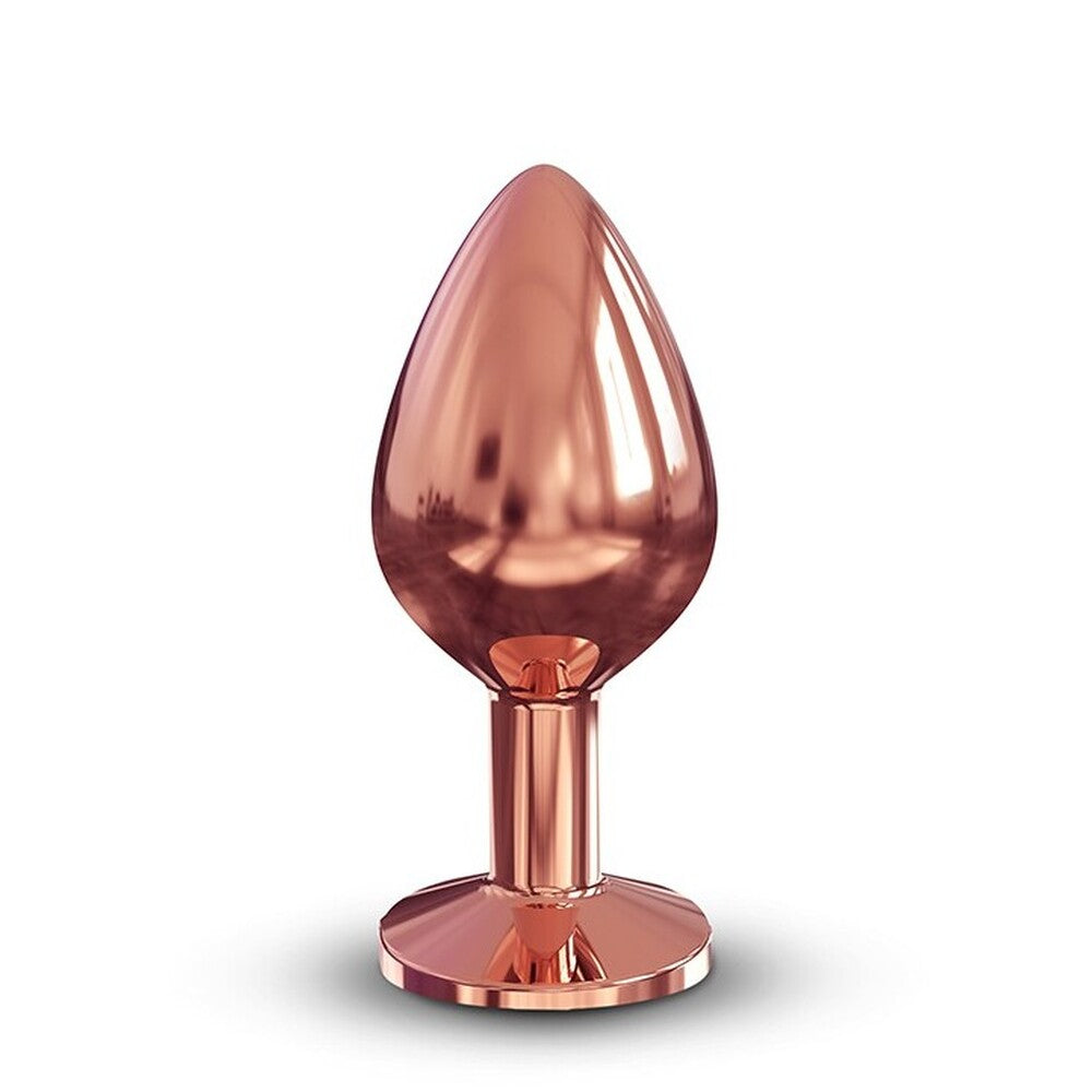 Tapón anal Dorcel Diamond en oro rosa, tamaño mediano