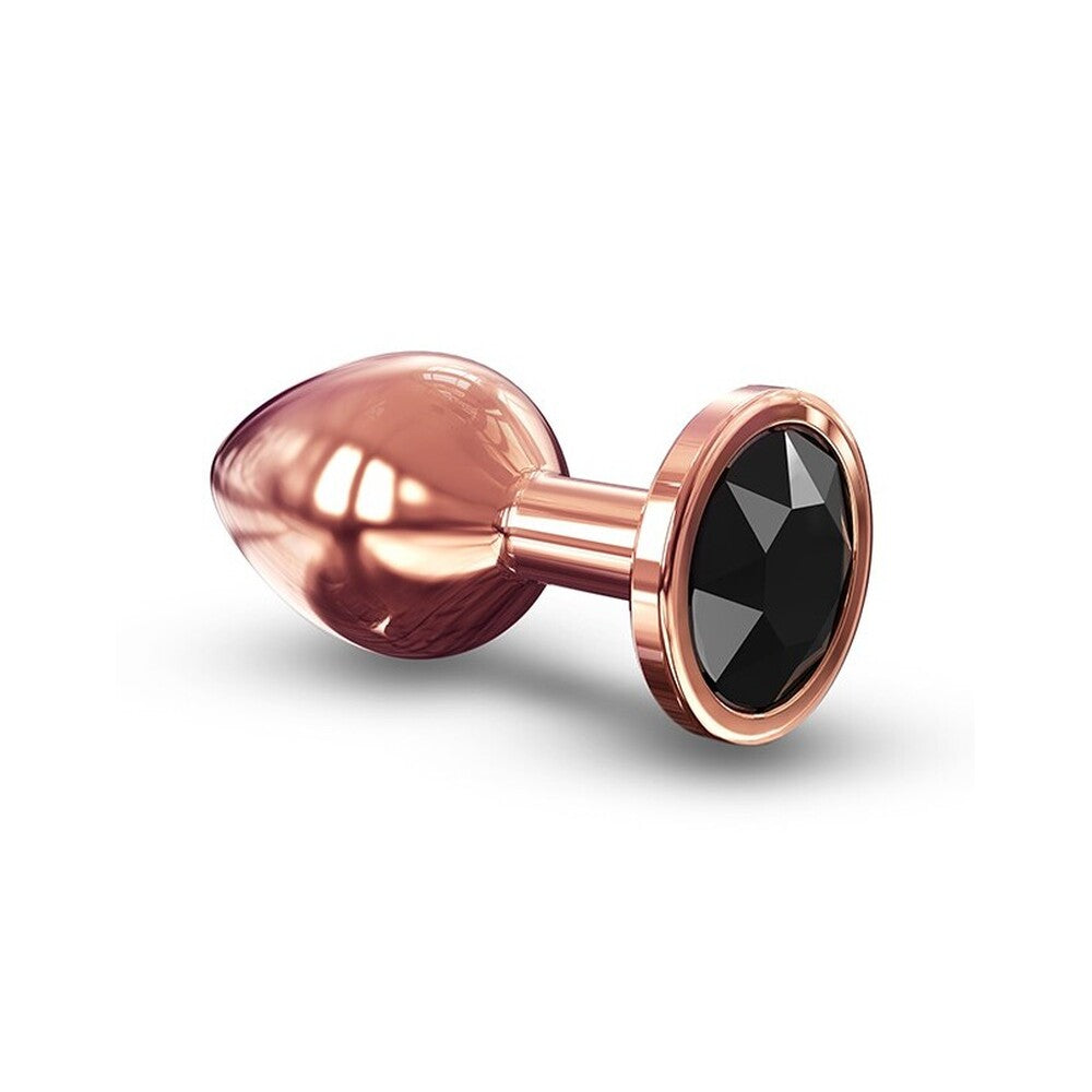 Plug anal en diamant Dorcel en or rose de taille moyenne