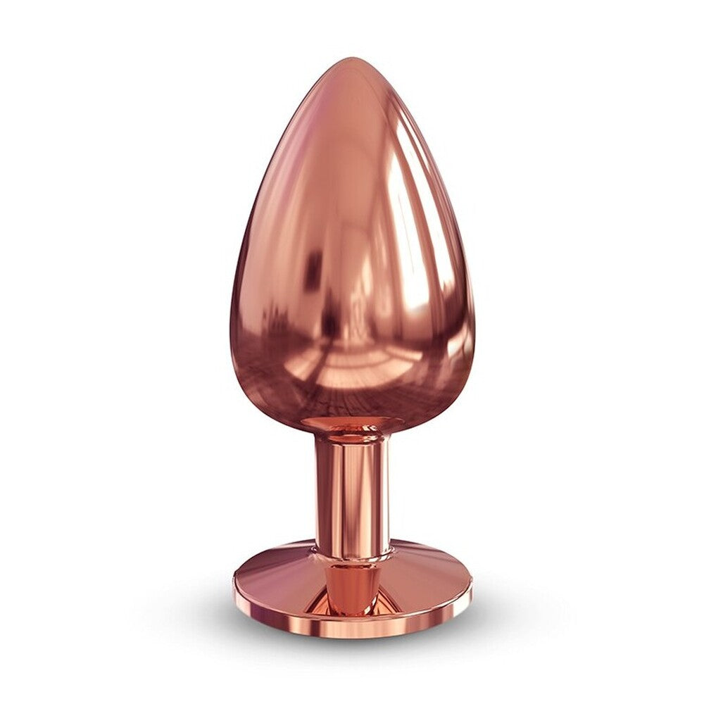 Plug anal en diamant Dorcel en or rose de grande taille