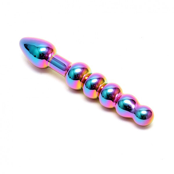 Sonda anal sensual de cristal multicolor Laila