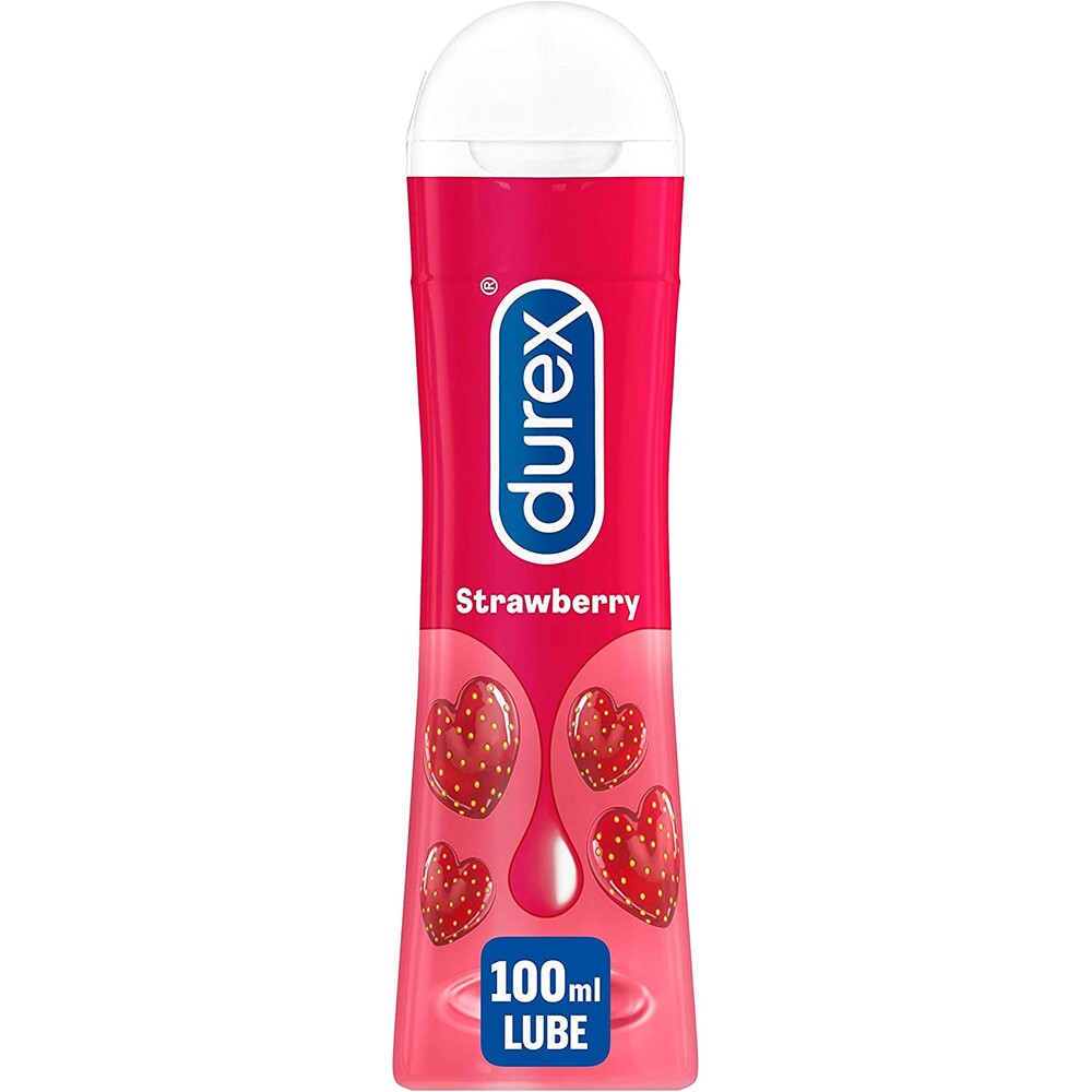 Gel lubrifiant à la fraise Durex 100 ml