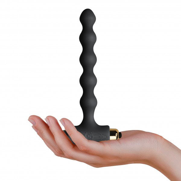 Plug anal Rocks Off Pearls Petite Sensations noir