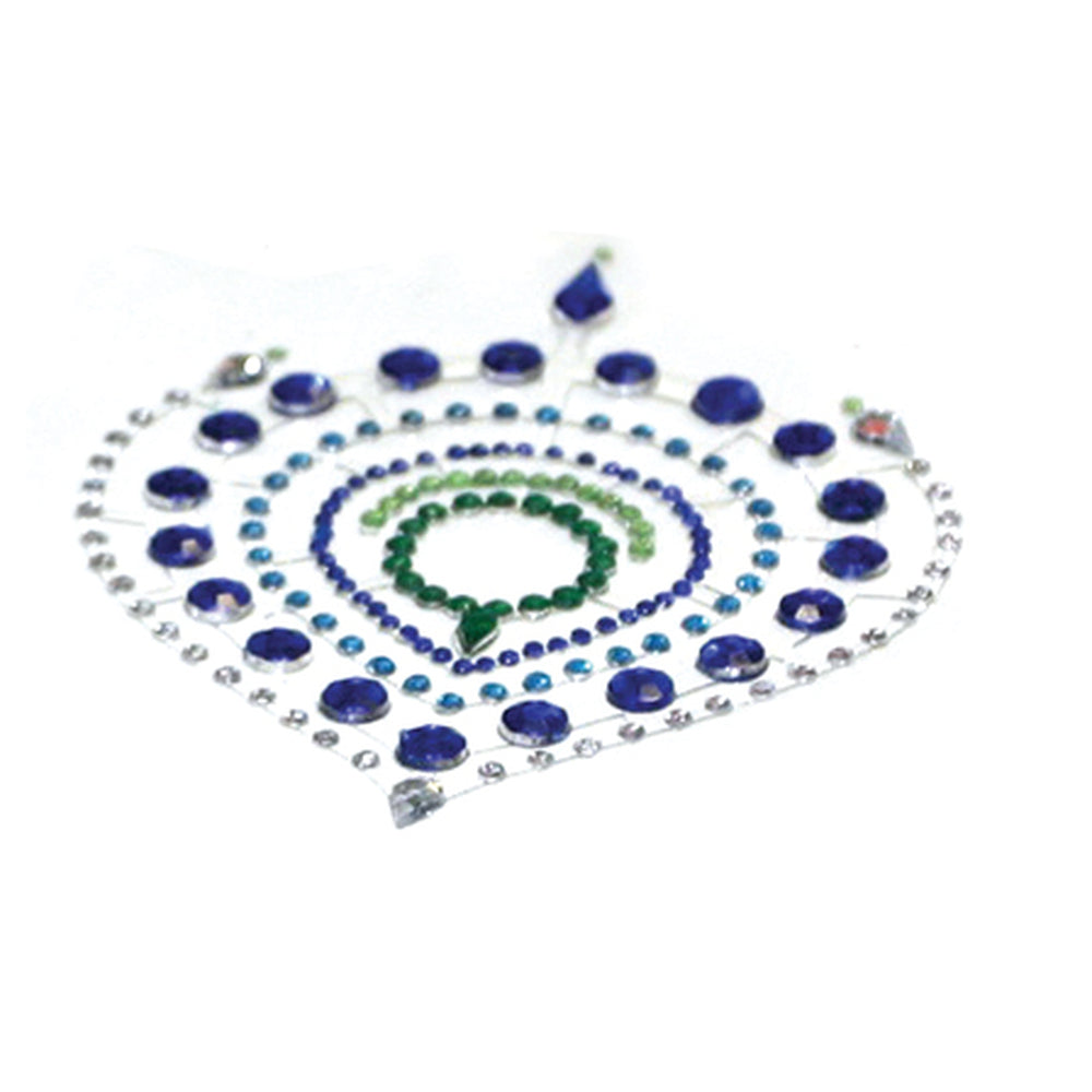 Bijoux Indiscrets Flamboyant Rhinestone Jewellery Blue Green