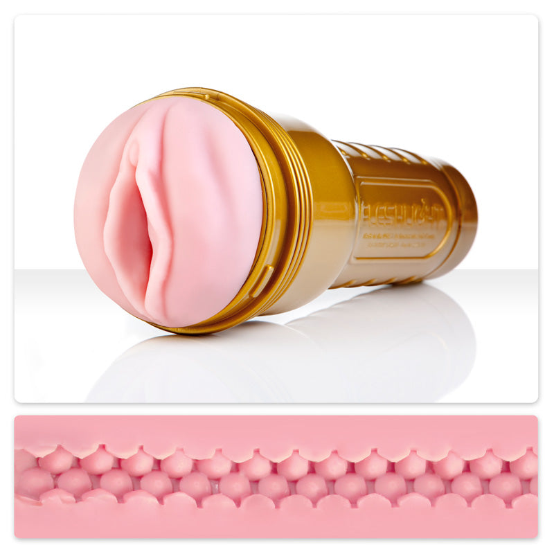 Masturbador vaginal rosa Fleshlight STU (Stamina Training Unit)