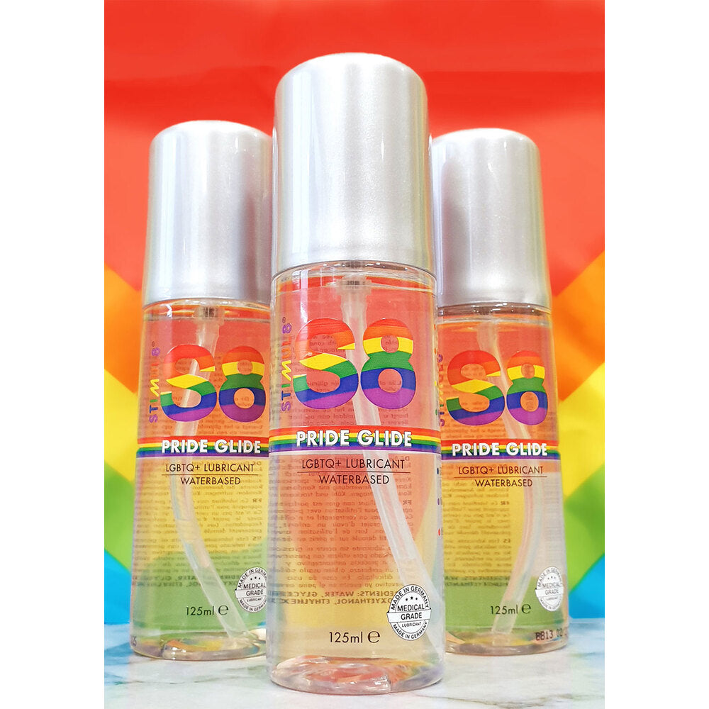 Lubricante a base de agua S8 Pride Glide 125 ml