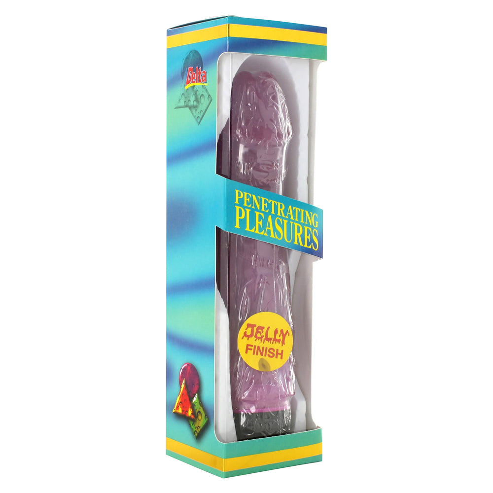 Vibromasseur Jelly 9 pouces violet