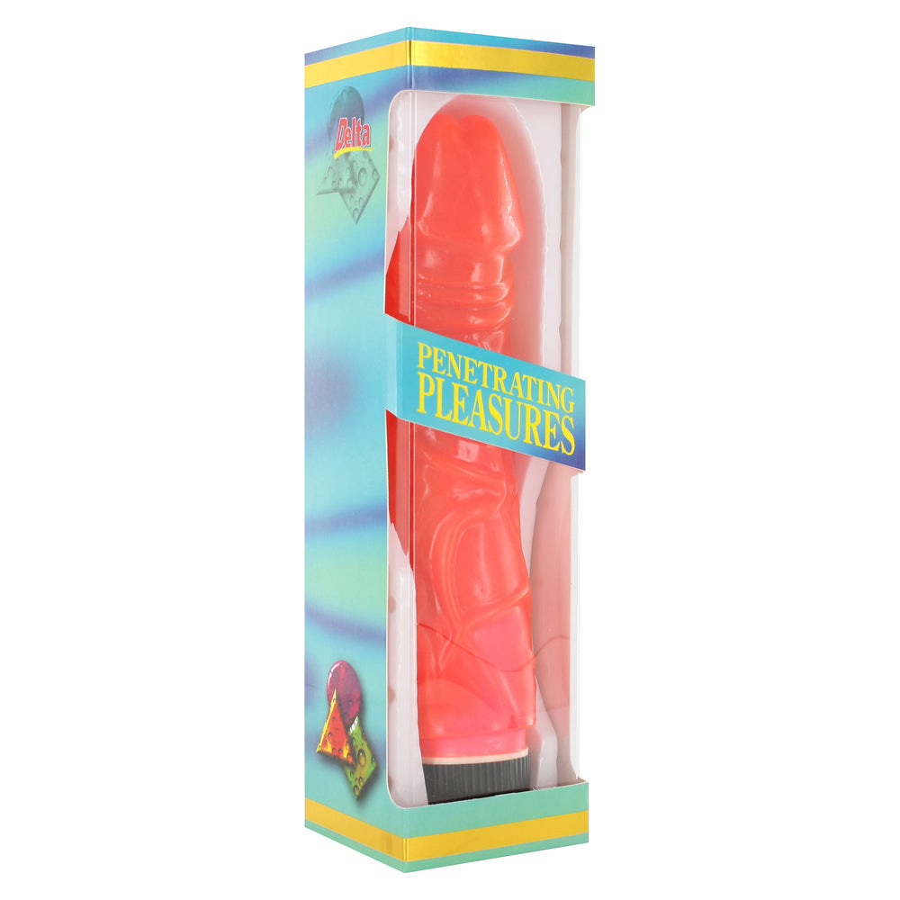 Jelly Vibromasseur Glitter Rose