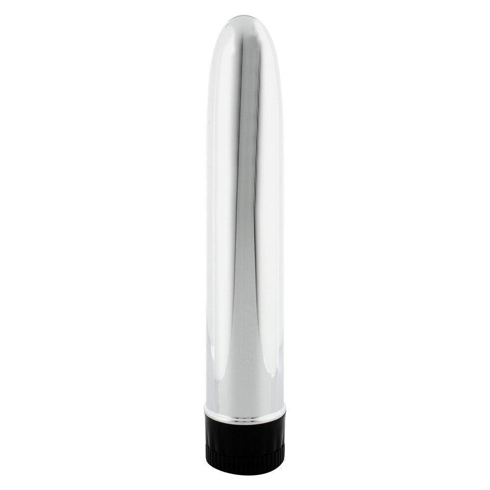 Vibrador multivelocidad Slimline Smooth plateado