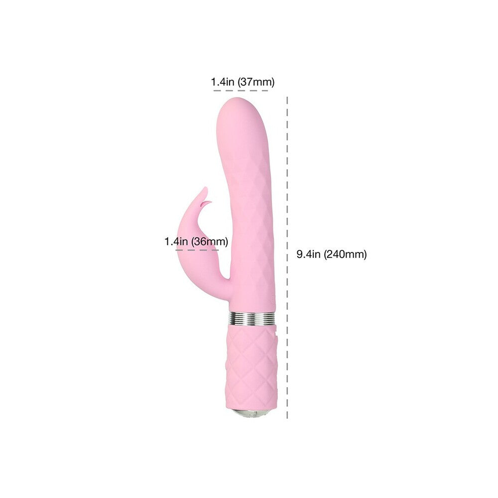 Vibrador de conejo rosa Lively de Pillow Talk