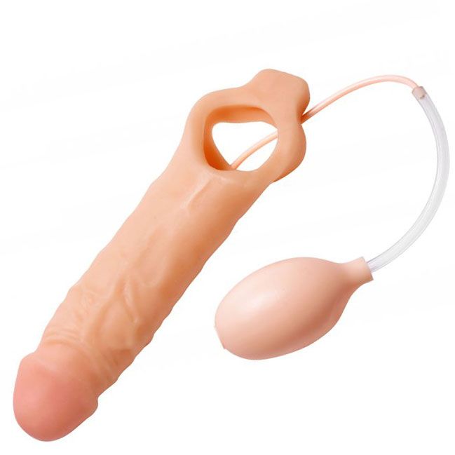 Funda para pene eyaculador realista Size Matters