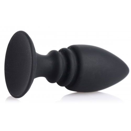 Anneau pénien pour homme strict avec plug anal en silicone