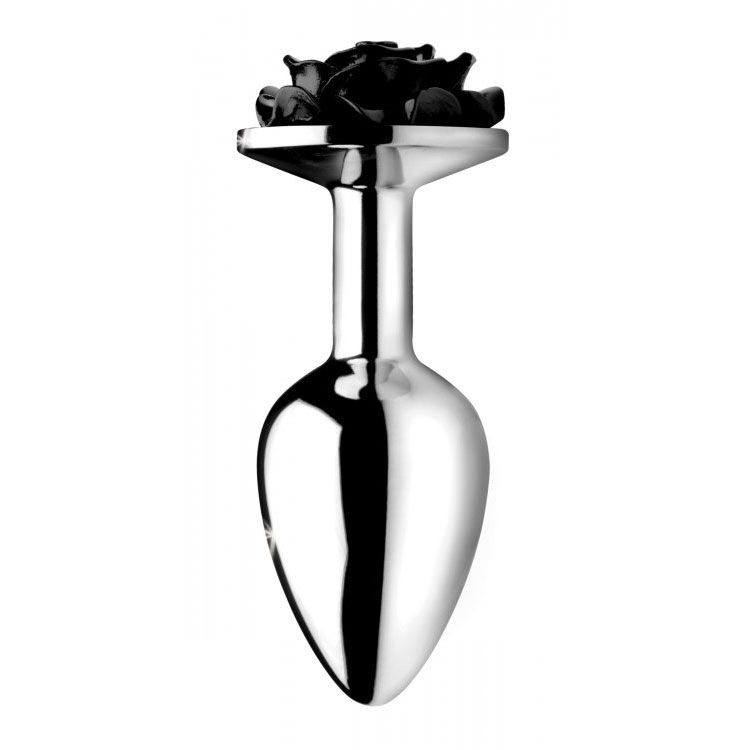 Plug anal Booty Sparks Black Rose de grande taille