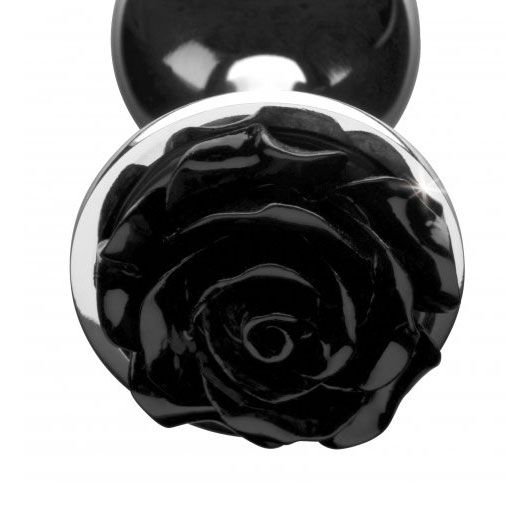 Plug anal Booty Sparks Black Rose de grande taille