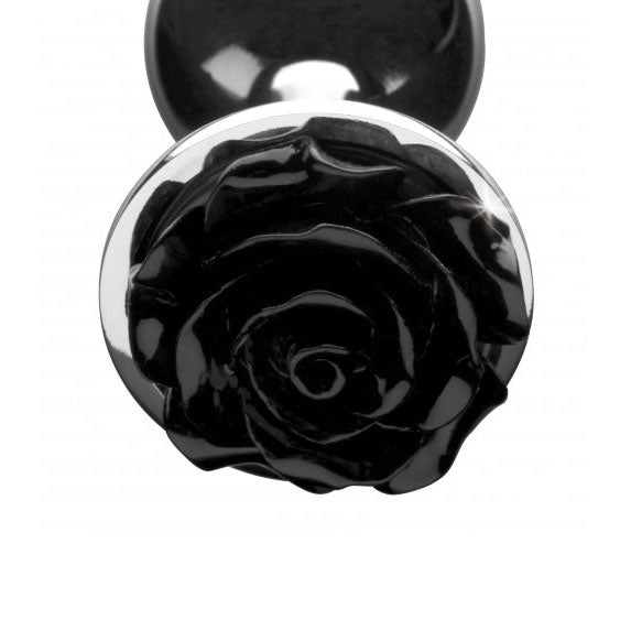 Plug anal Booty Sparks Black Rose de taille moyenne