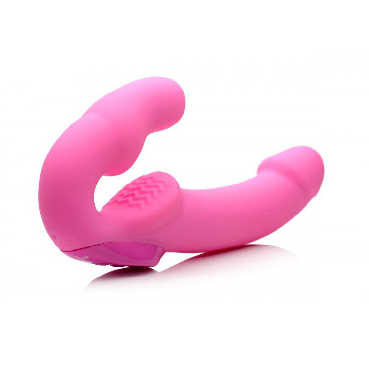 Strap U Urge Sangle vibrante rechargeable sans bretelles avec Remo