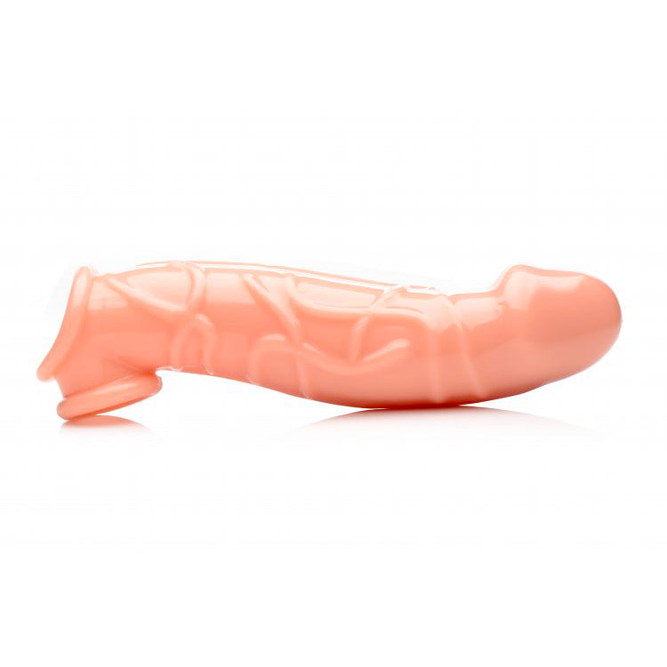 Funda extensora de pene de 2 pulgadas de color carne Size Matters