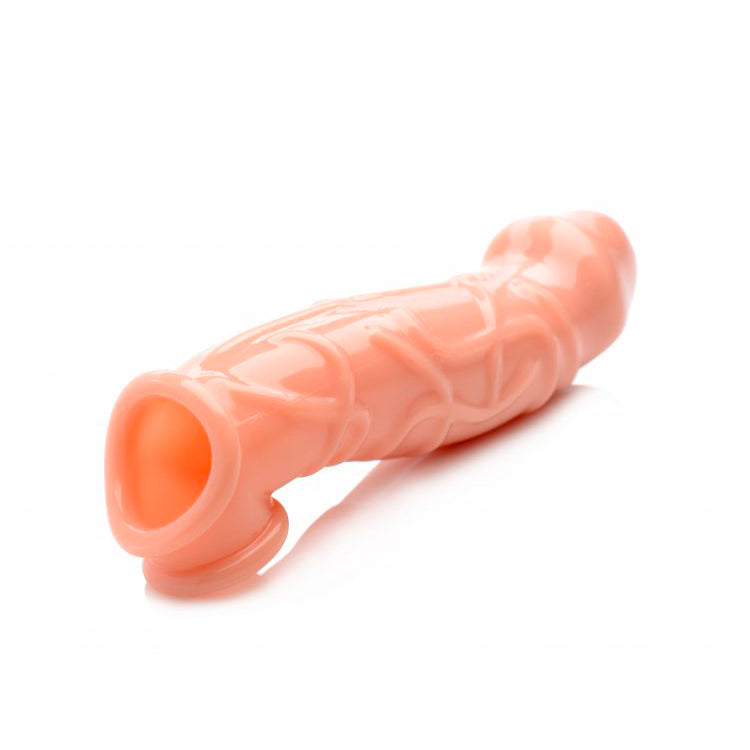 Funda extensora de pene de 2 pulgadas de color carne Size Matters