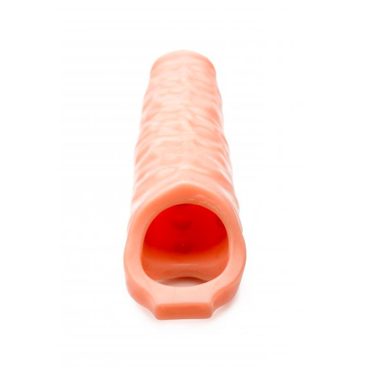 Funda extensora de pene de 3 pulgadas de color carne Size Matters