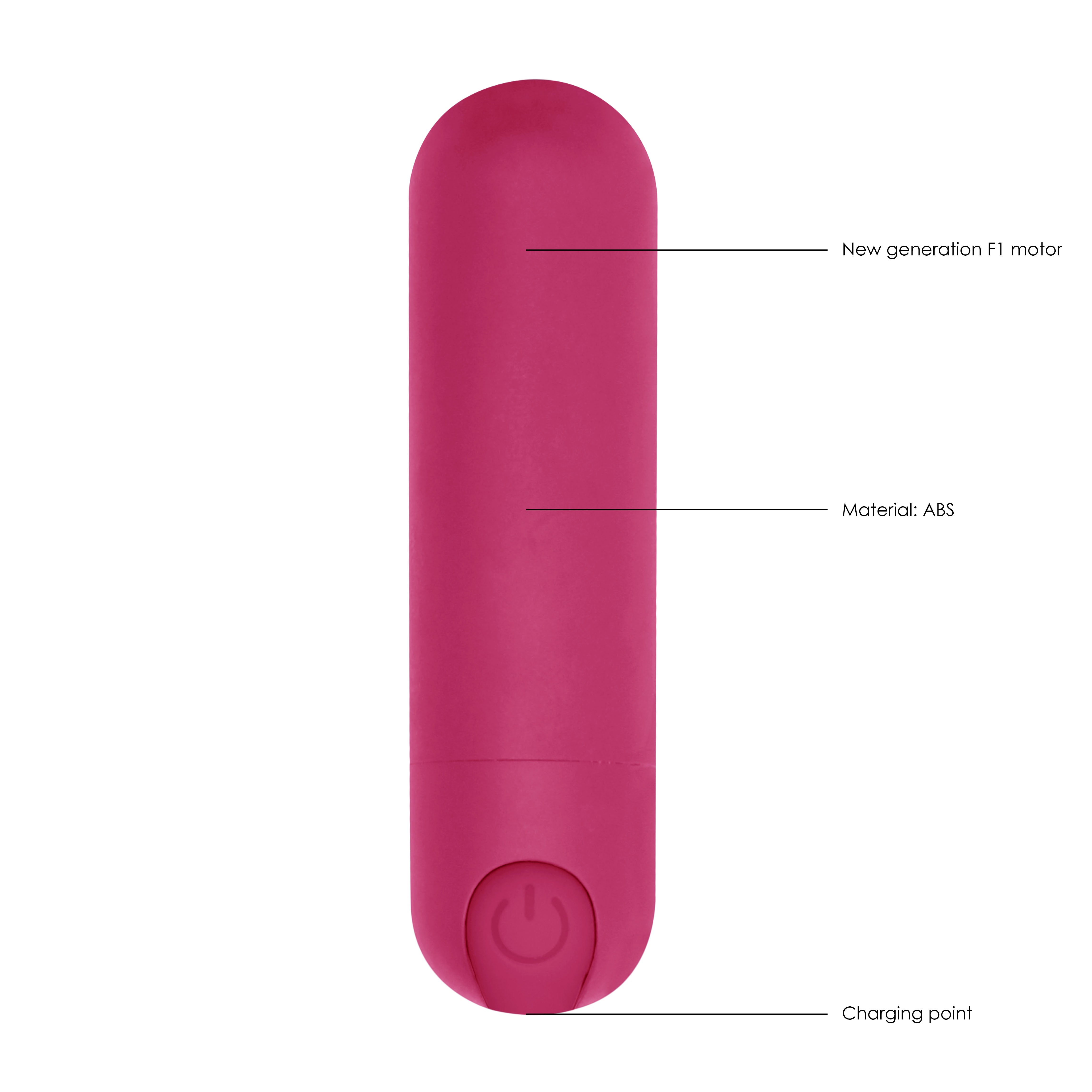 Balle rechargeable 10 vitesses rose