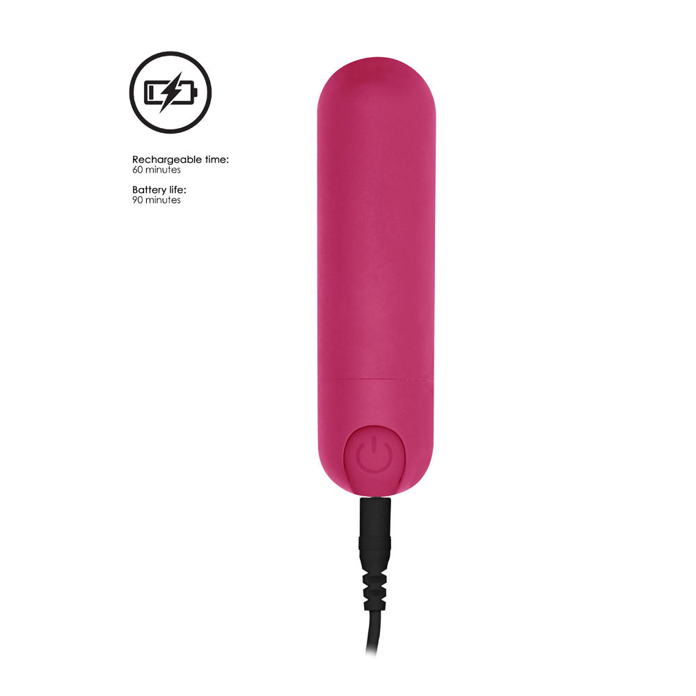 Balle rechargeable 10 vitesses rose