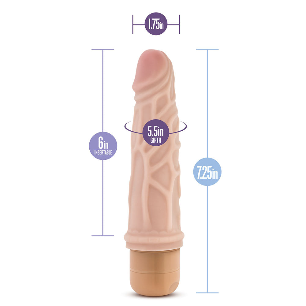 Vibrador para pene Dr. Skin Cock Vibe 3 de 7,25 pulgadas