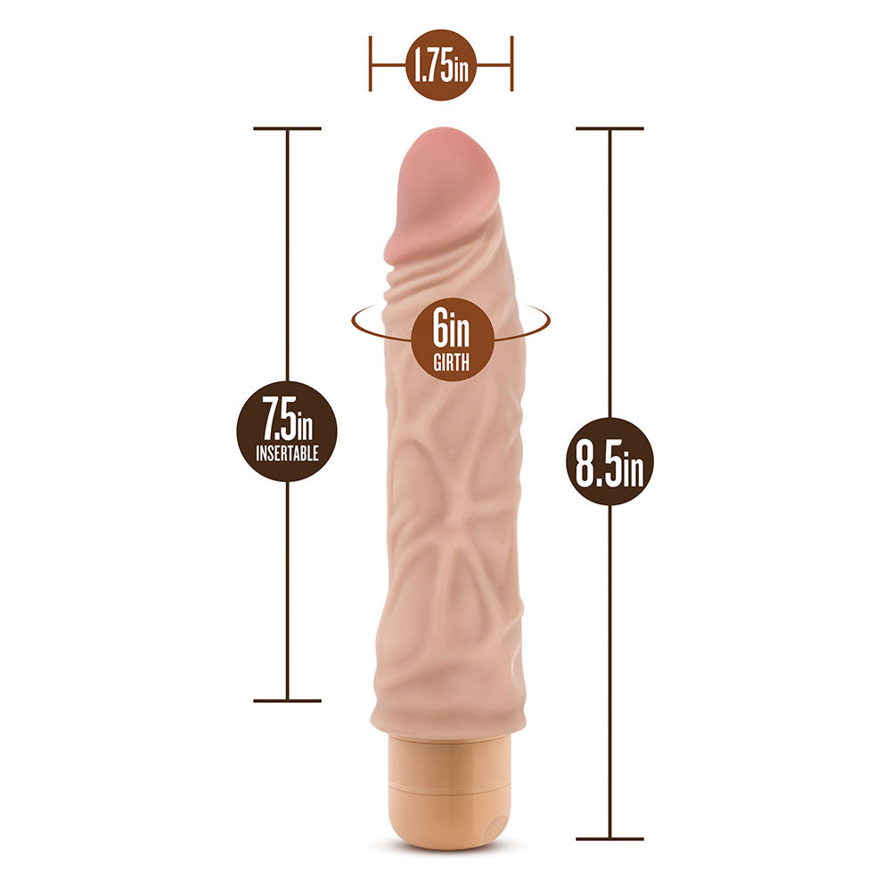 Consolador vibrador de 8,5 pulgadas Dr. Skin Cock Vibe 10