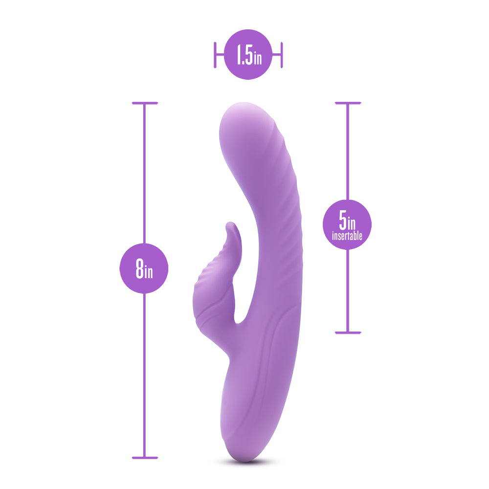 Potente vibrador doble estimulador Blush Evelyn