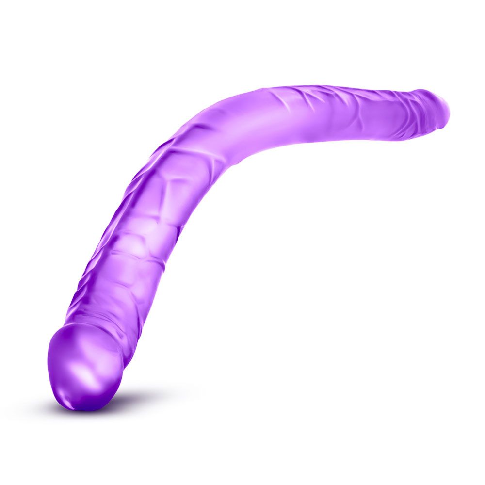 Gode ​​double violet B Yours de 16 pouces