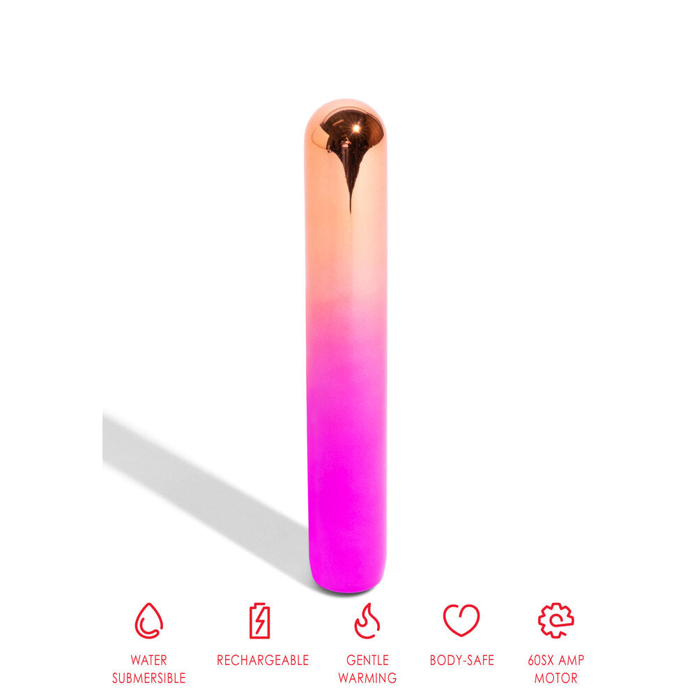 Vibrador cálido Rumba de aluminio Nu Sensuelle