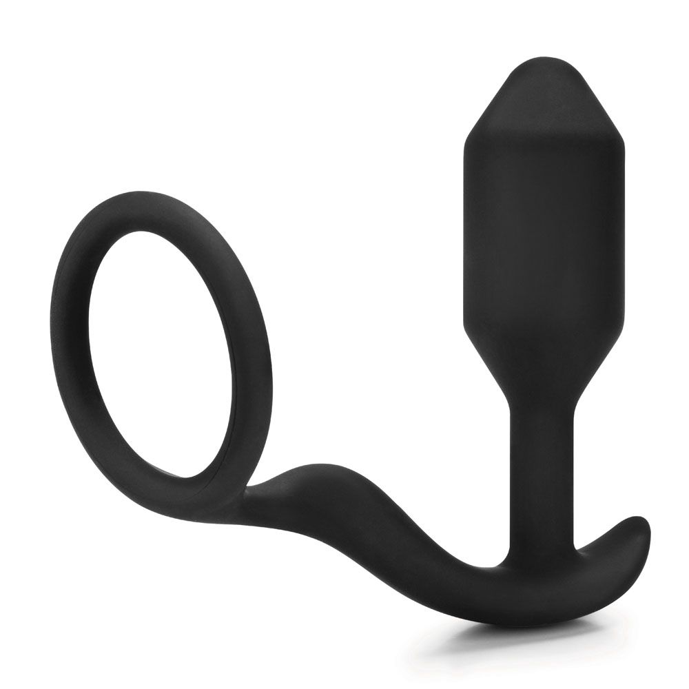 Tapón anal y anillo para el pene bVibe Snug And Tug