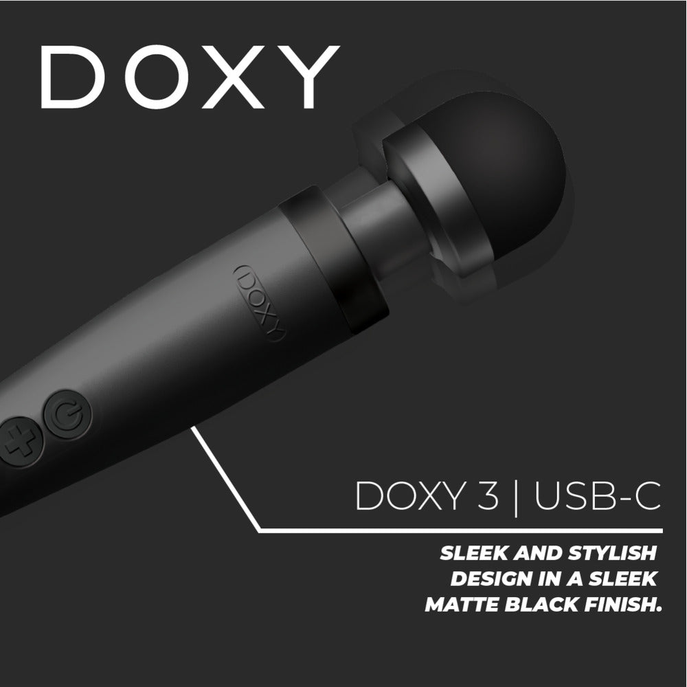 Doxy Wand 3 Noir Alimenté par USB