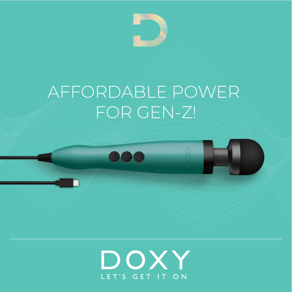 Doxy Wand 3 Turquoise Alimenté par USB