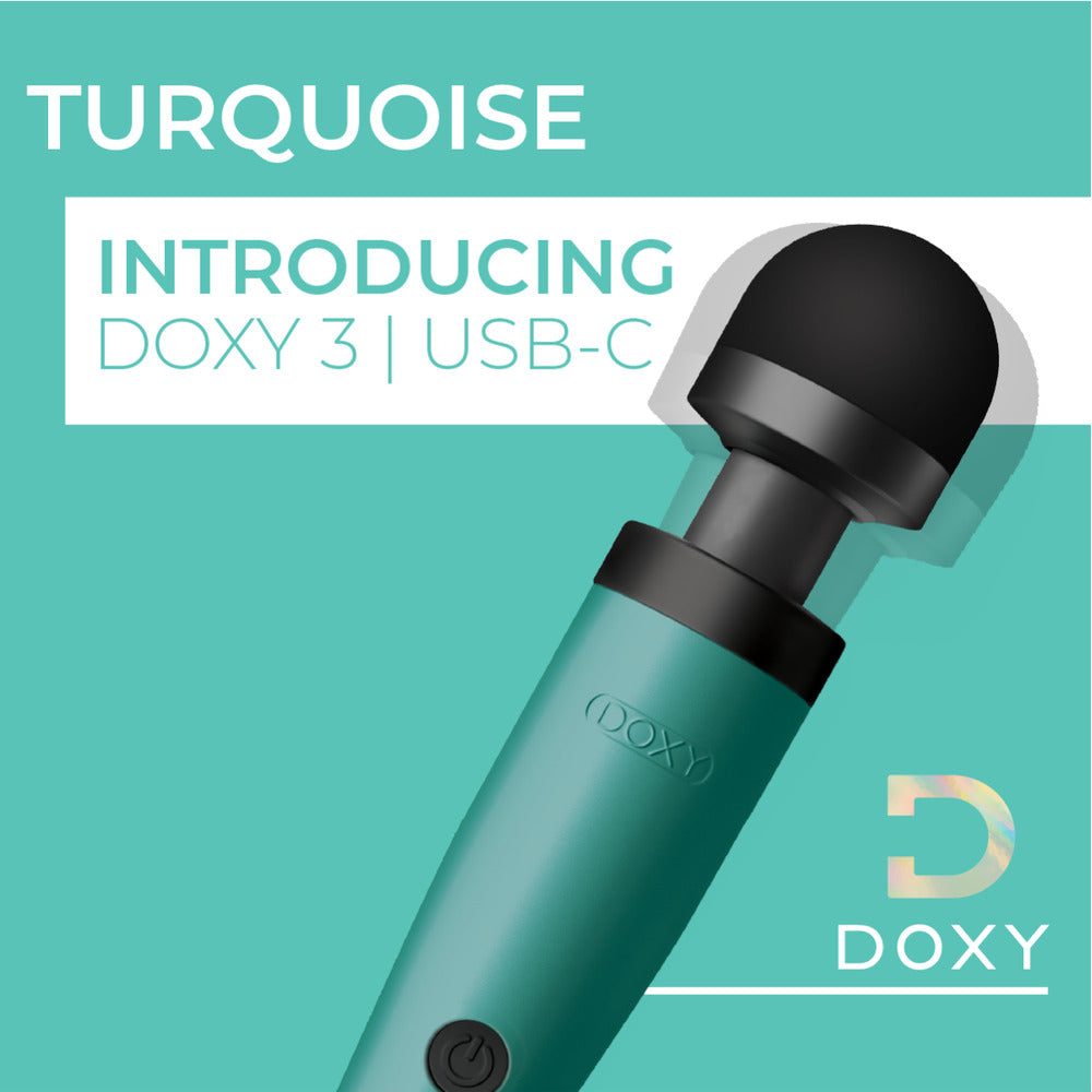 Doxy Wand 3 Turquoise Alimenté par USB