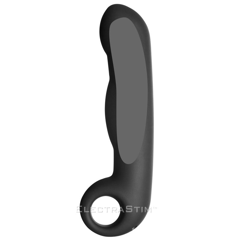 Consolador Electro GSpot Ovid de silicona negra ElectraStim