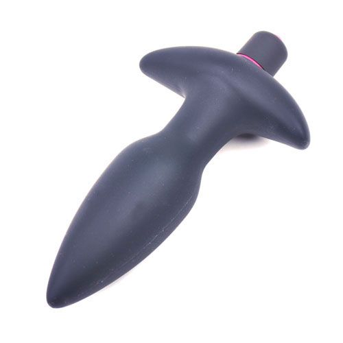 Plug anal en silicone avec balle vibrante