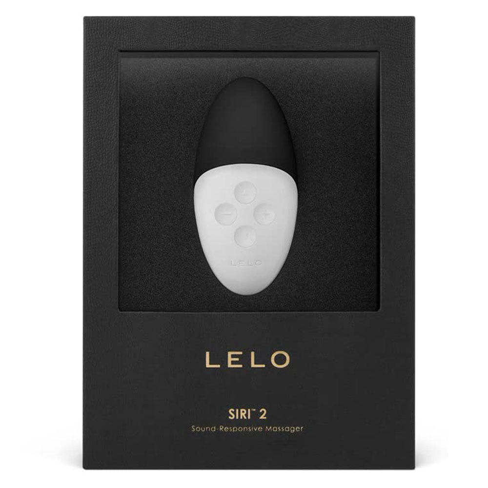 Masseur rechargeable de luxe noir SIRI Version 2 de Lelo