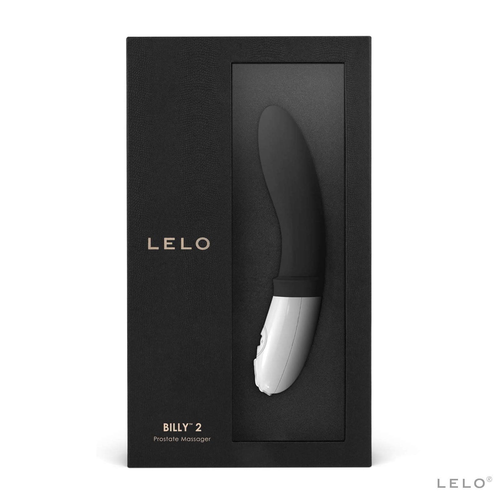 Masseur de prostate rechargeable de luxe Lelo Billy 2 Deep Black