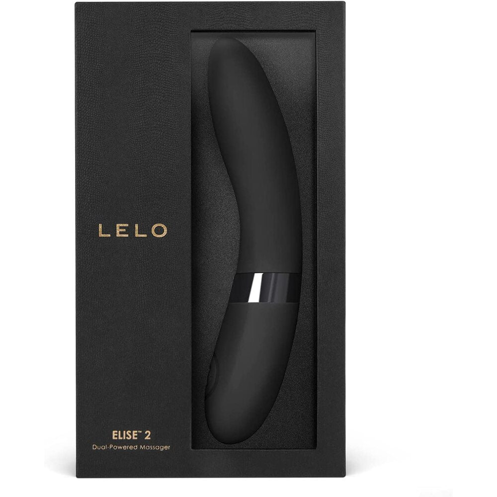 Vibrador de punto G de doble potencia Lelo Elise 2, color negro