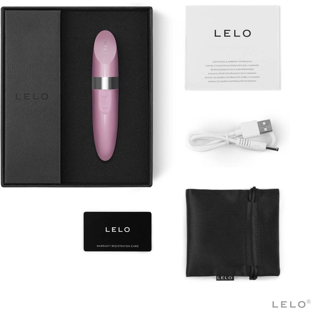 Vibrador con forma de lápiz labial Lelo Mia 2 en color rosa