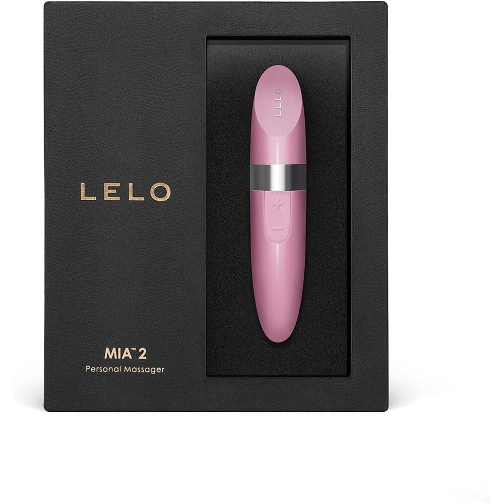 Vibrador con forma de lápiz labial Lelo Mia 2 en color rosa