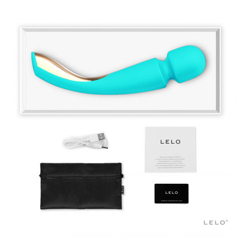 Varita mágica Lelo Smart Wand 2 grande color aguamarina