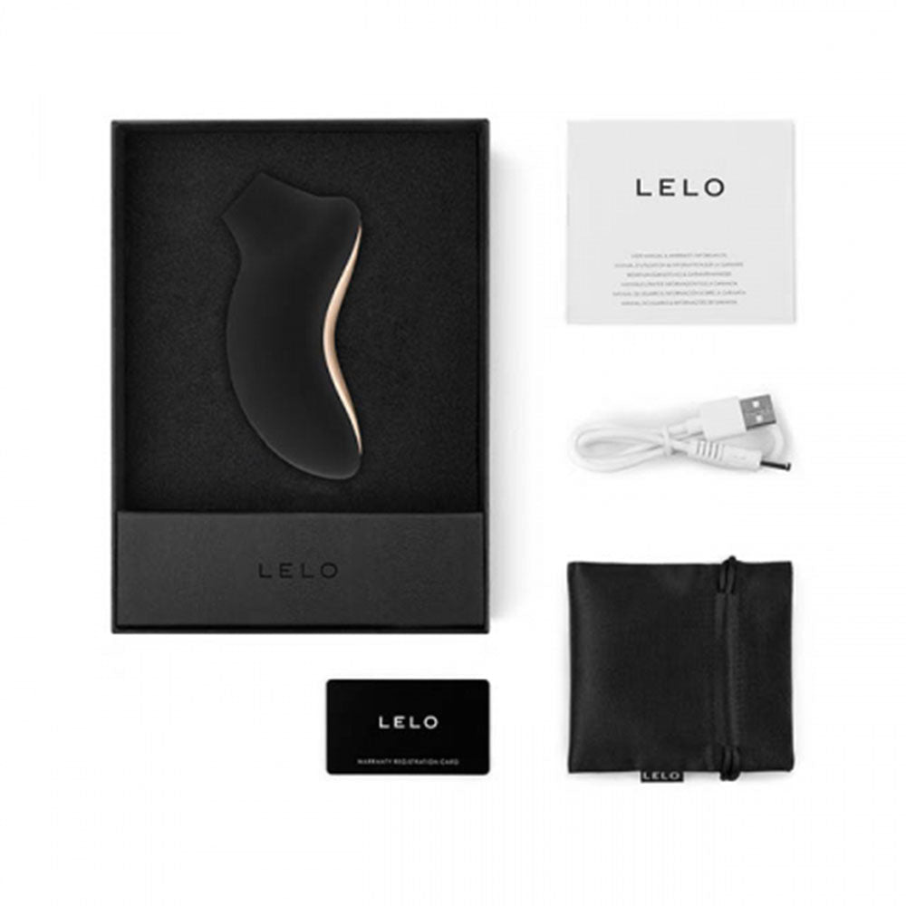 Vibromasseur clitoridien noir Lelo Sona 2