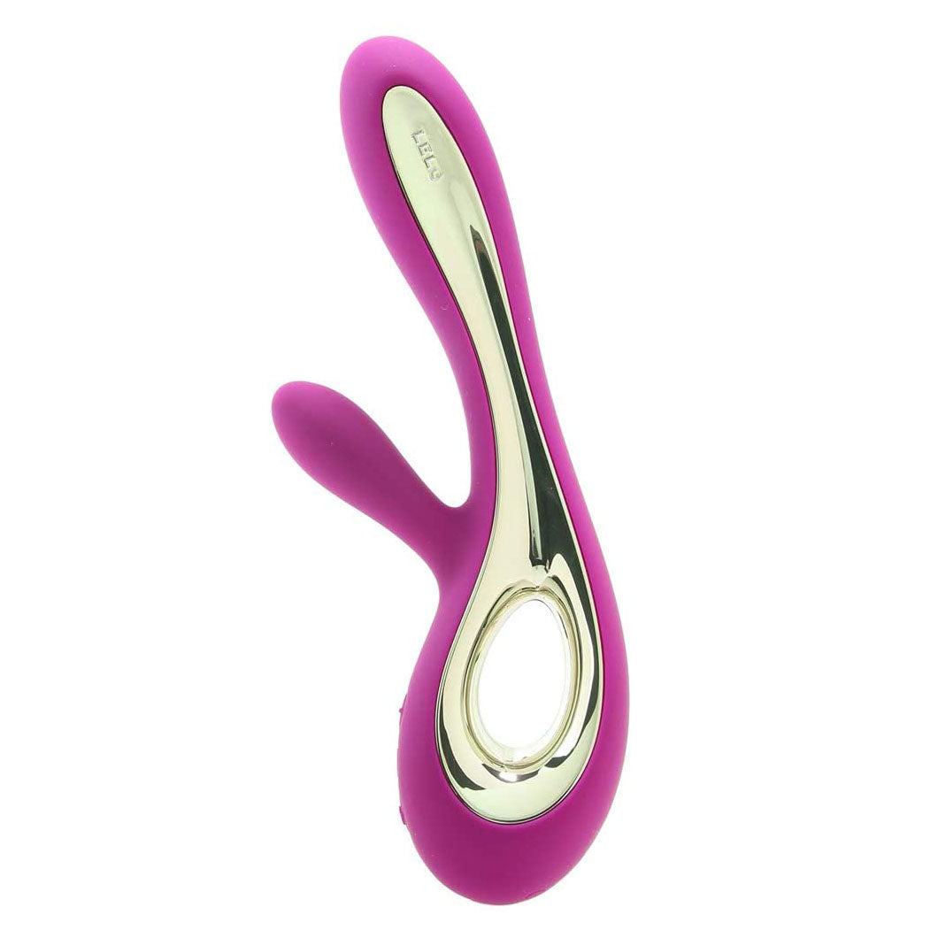 Vibrador doble conejo Lelo Soraya 2 en color rosa intenso