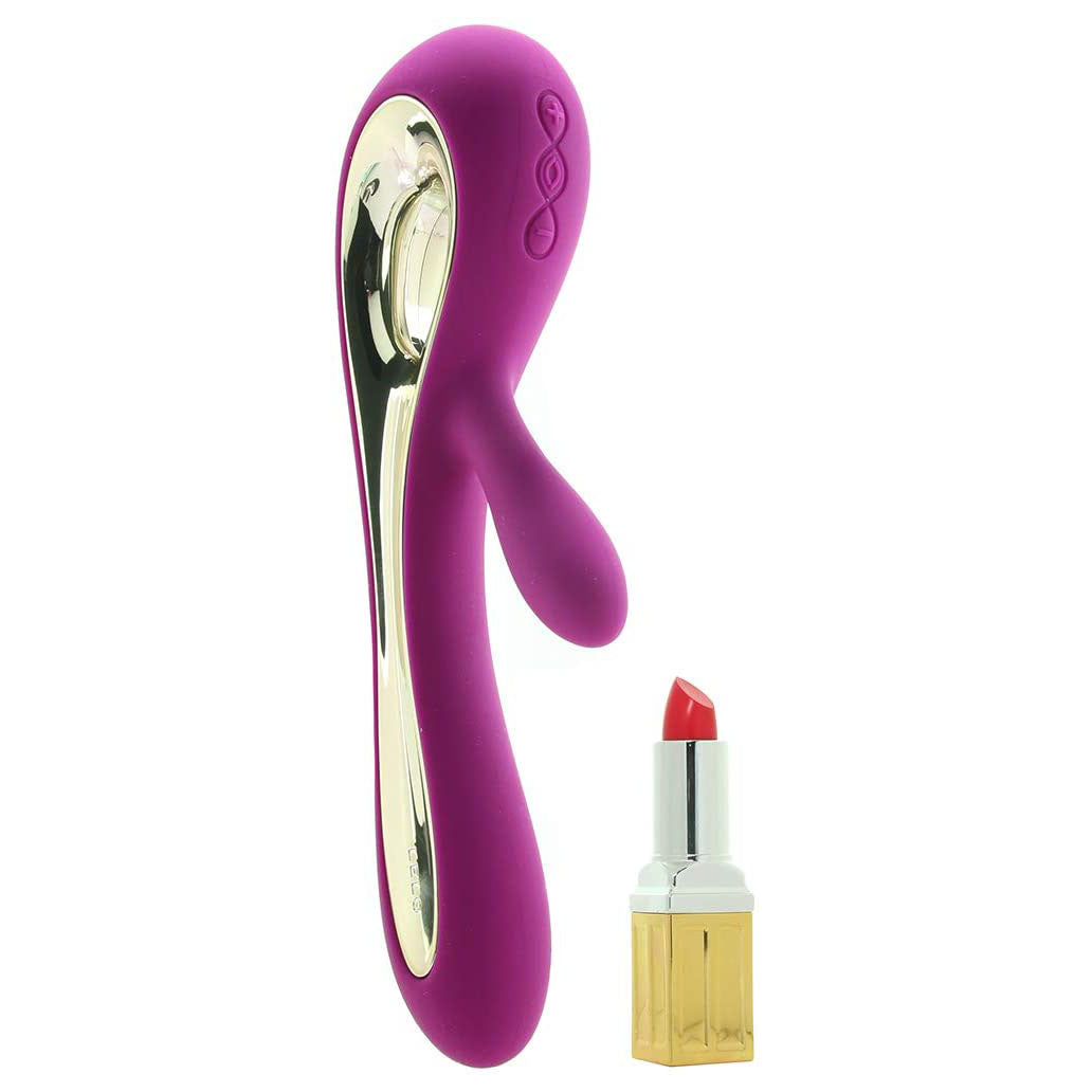 Vibrador doble conejo Lelo Soraya 2 en color rosa intenso