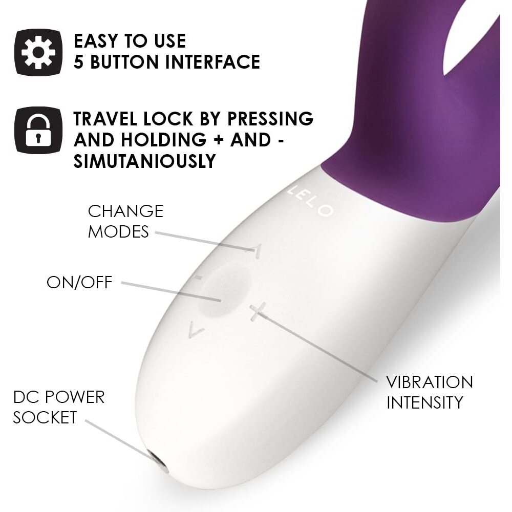 Lelo Ina Wave 2 Vibromasseur rechargeable de luxe Prune