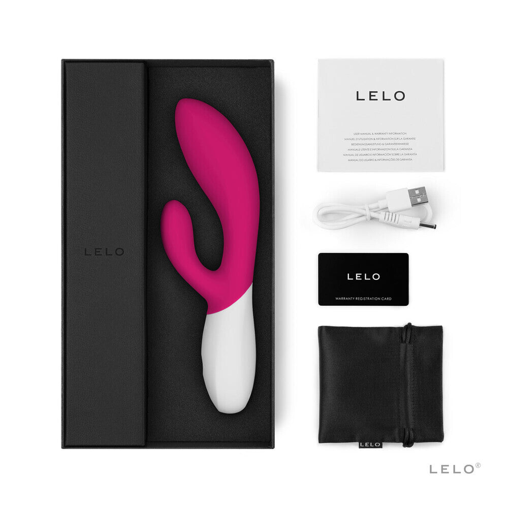 Lelo Ina Wave 2 Vibromasseur rechargeable de luxe Cerise