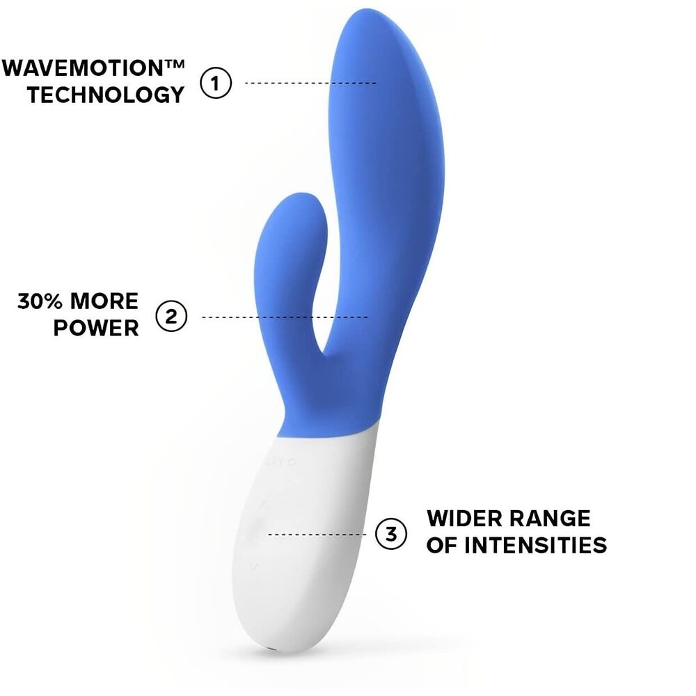 Lelo Ina Wave 2 Vibromasseur rechargeable de luxe Bleu