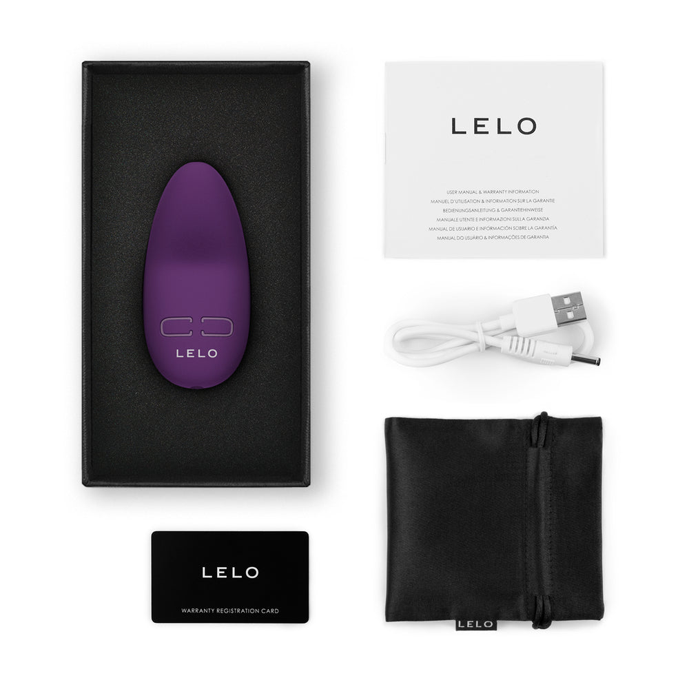 Masajeador personal pequeño Lelo Lily 3 Dark Plum