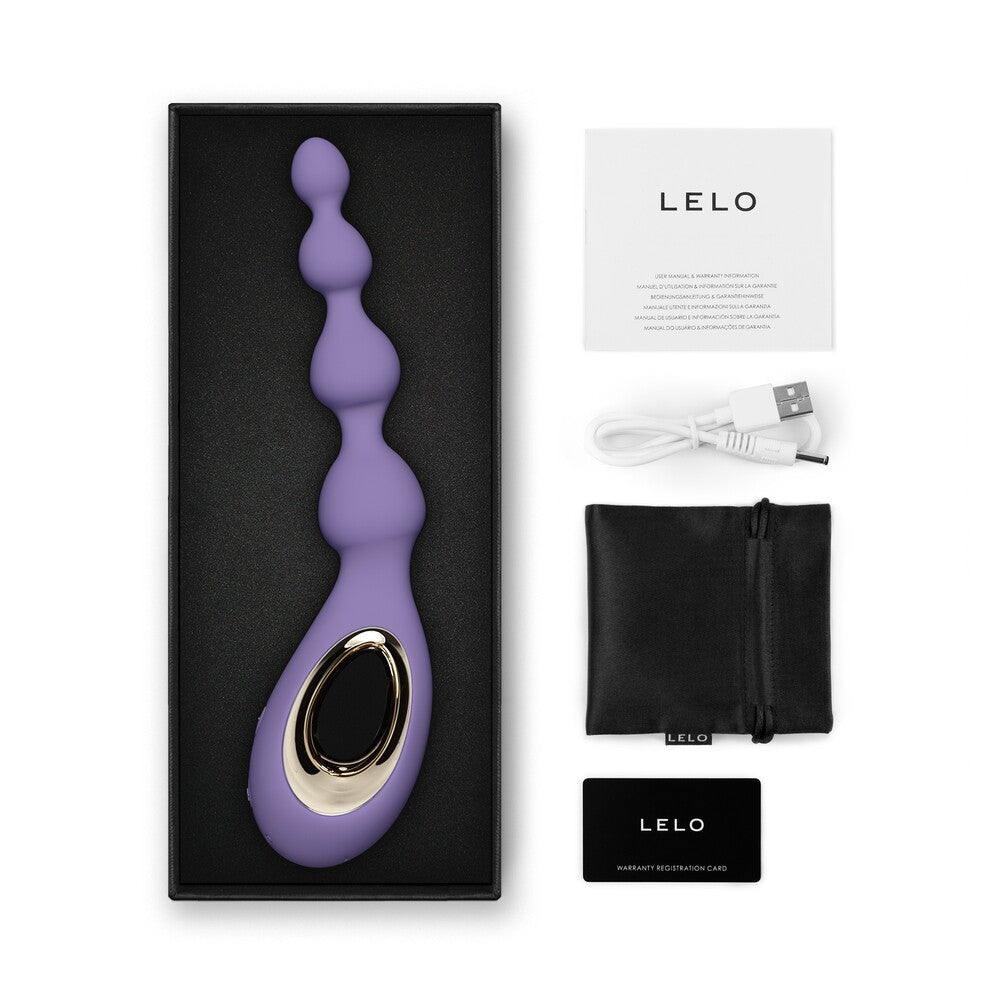 Perles anales de massage Lelo Soraya Violet Dusk